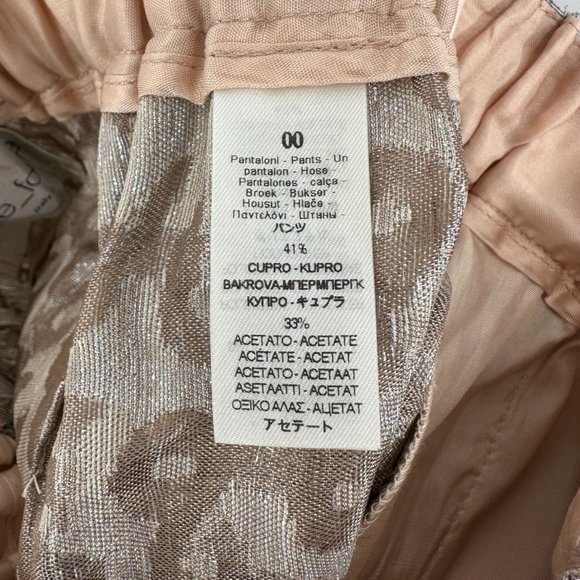 [relisted] NWT Forte Forte FW21 Gray Metallic Pastel Floral Pants - Picture 5 of 6